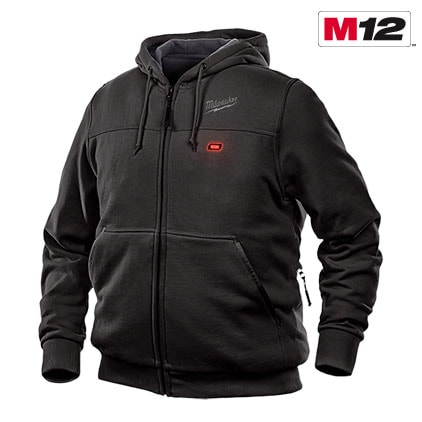 Milwaukee M12 Men's Heated Hoodie Only Black 2XL XXL NWOT No Kit Charger Holder